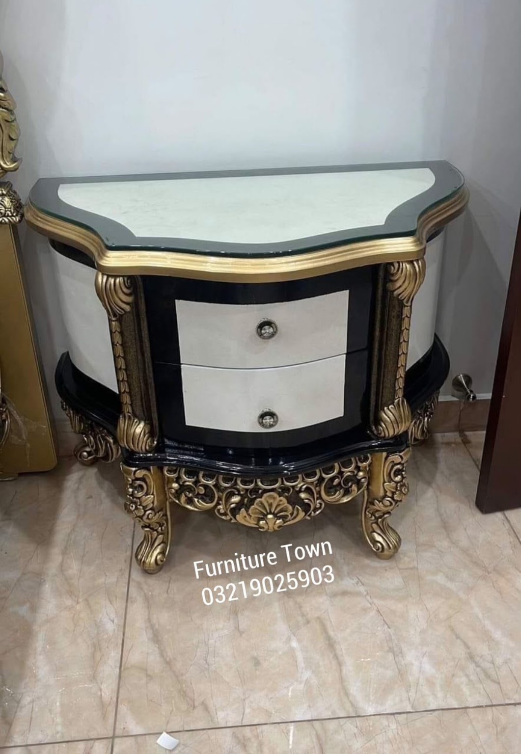 Ornate Bedside Table in Peshawar